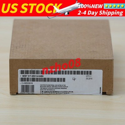 Siemens 6ES7 317-2EK14-0AB0 PID Closed-Loop Control PLC Unit Brand New