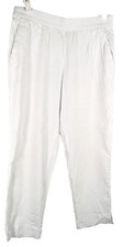 Land's End women's 10 white pant preowned 32/26