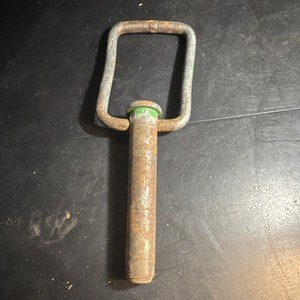 John Deere Draw Bar Hitch Pin 1 1/2” used with hammer strap assembly (1) used  