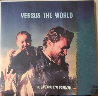 LP Versus The World The Bastards Live Forever GREEN/YELLOW NEAR MINT SBÄM Re