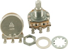 Alpha Potentiometer 50 kohm - Audio Taper - Split Shaft - Standard Bushing 20