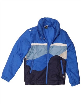 Maier Womens Padded Jacket EU 36 Small Blue Colourblock Polyamide BS03