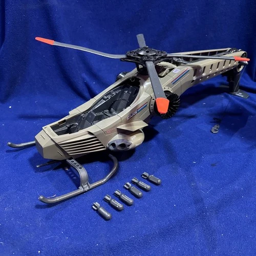 Vintage G.I. Joe Retaliator 1990 Vehicle Near Complete Hasbro w- 6 Bombs