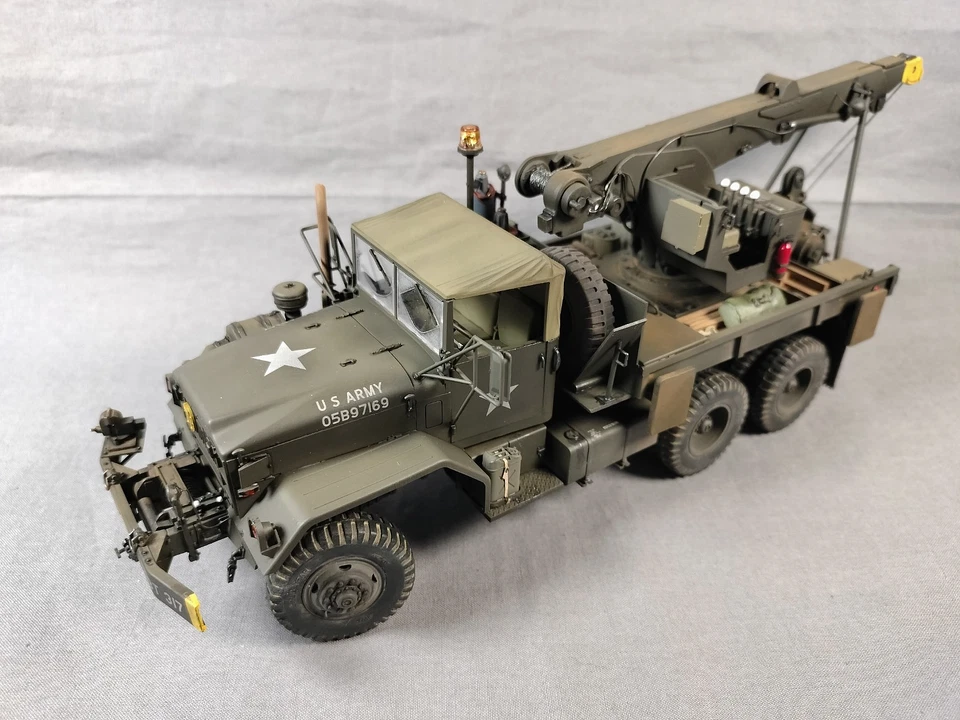 Grúa Pro Built 1/35 US Army M543 5 toneladas recuperación Vietnam Foto 2 de 4