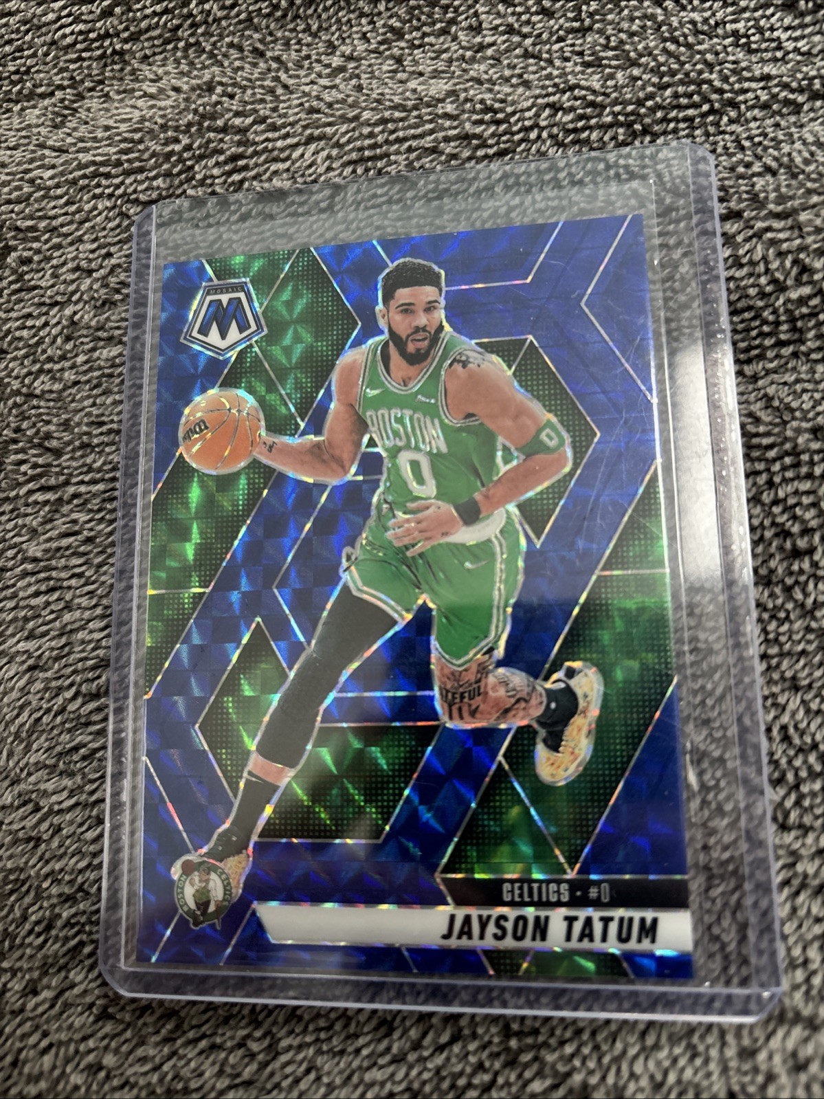 2024-25 Panini Mosaic - Jayson Tatum #188 Blue Mosaic Prizm /199