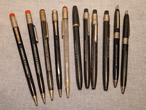Lot of 11 US Government Scripto Pencils, Skilcraft Pens & Skilcraft Grease Pens
