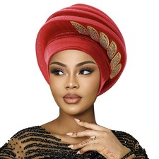 Muslim Spiral Beret Turbans Breathable Lightweight Lady Head Wraps Luxury Turban