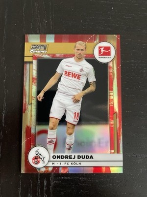 2021-22 Topps Stadium Club Chrome Bundesliga Ball Artists Ondrej Duda Gold /50