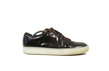 Lanvin DDB1 Patent Leather Low Sneakers 8 Size