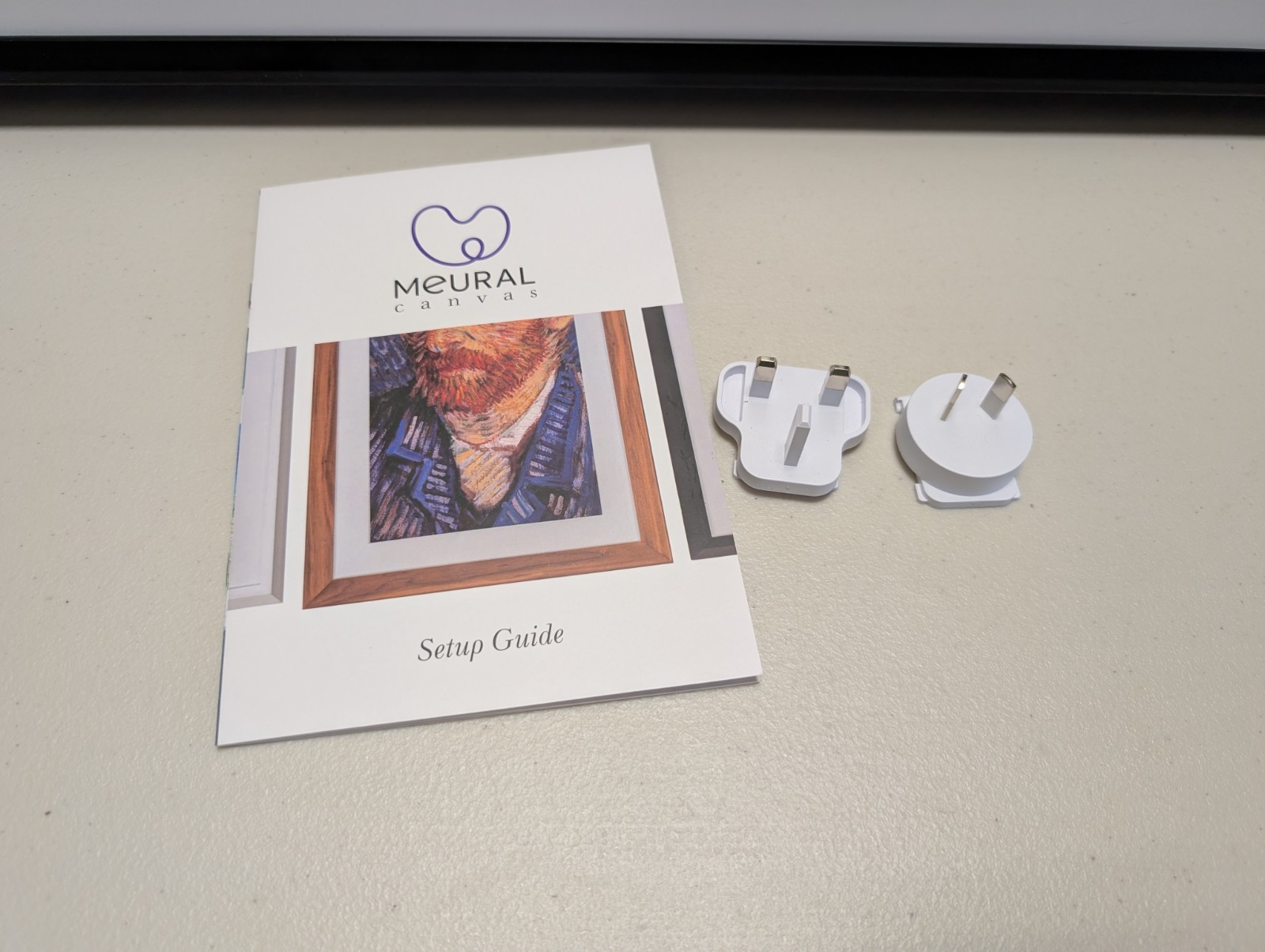 MEURAL Canvas 27" LEONORA Black WIFI Connected Smart Art 29"X19" DIGITAL FRAME