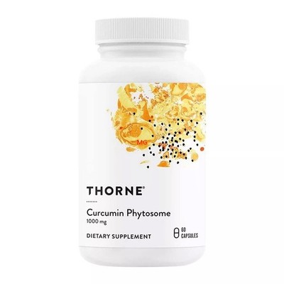 Thorne Phytosome 1000mg 60 Capsules High Absorption  Curcumin  Supplement