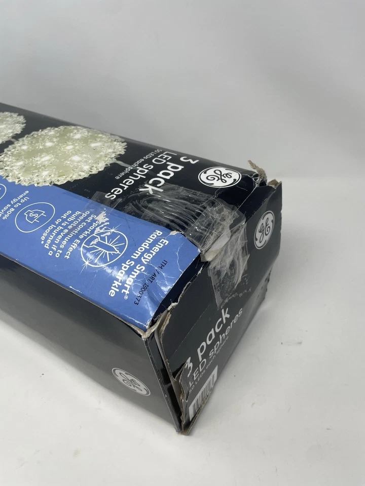 GE 3 PACK SPHERES 50 LEDS IN EACH 5.5" SPHERE, WARM WHITE - Image 4 of 4