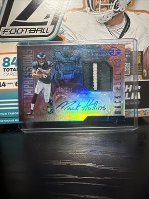 2017 Panini Illusions - First Impressions Mem Auto Mack Hollins letter patch cut