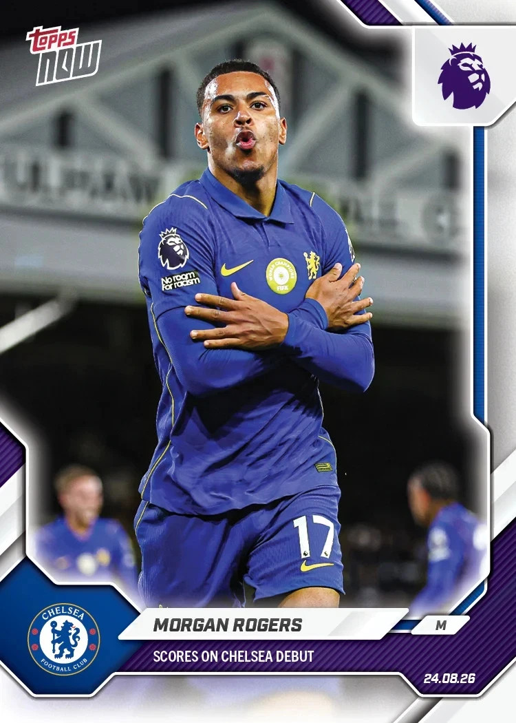 Morgan Rogers - 2026-27 Premier League Topps NOW - #9 - Chelsea