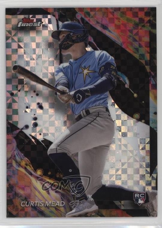 2024 Topps Finest Uncommon Checkerboard Refractor Curtis Mead #188 1i72