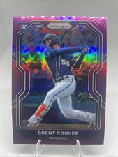 2021 Panini Prizm - Tier II Brent Rooker #126 Purple Prizm (RC)