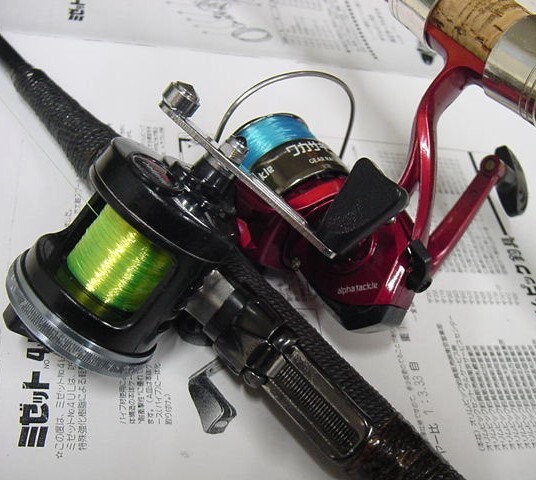 Olympic Midget Spinning Reel and Baitcaster Combo for Smelt Fishing
