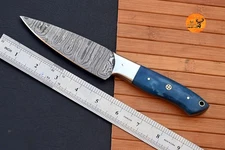 CUSTOM HAND MADE FORGED DAMASCUS STEEL CHEF STEAK KNIFE KITCHEN KNIFE 2704