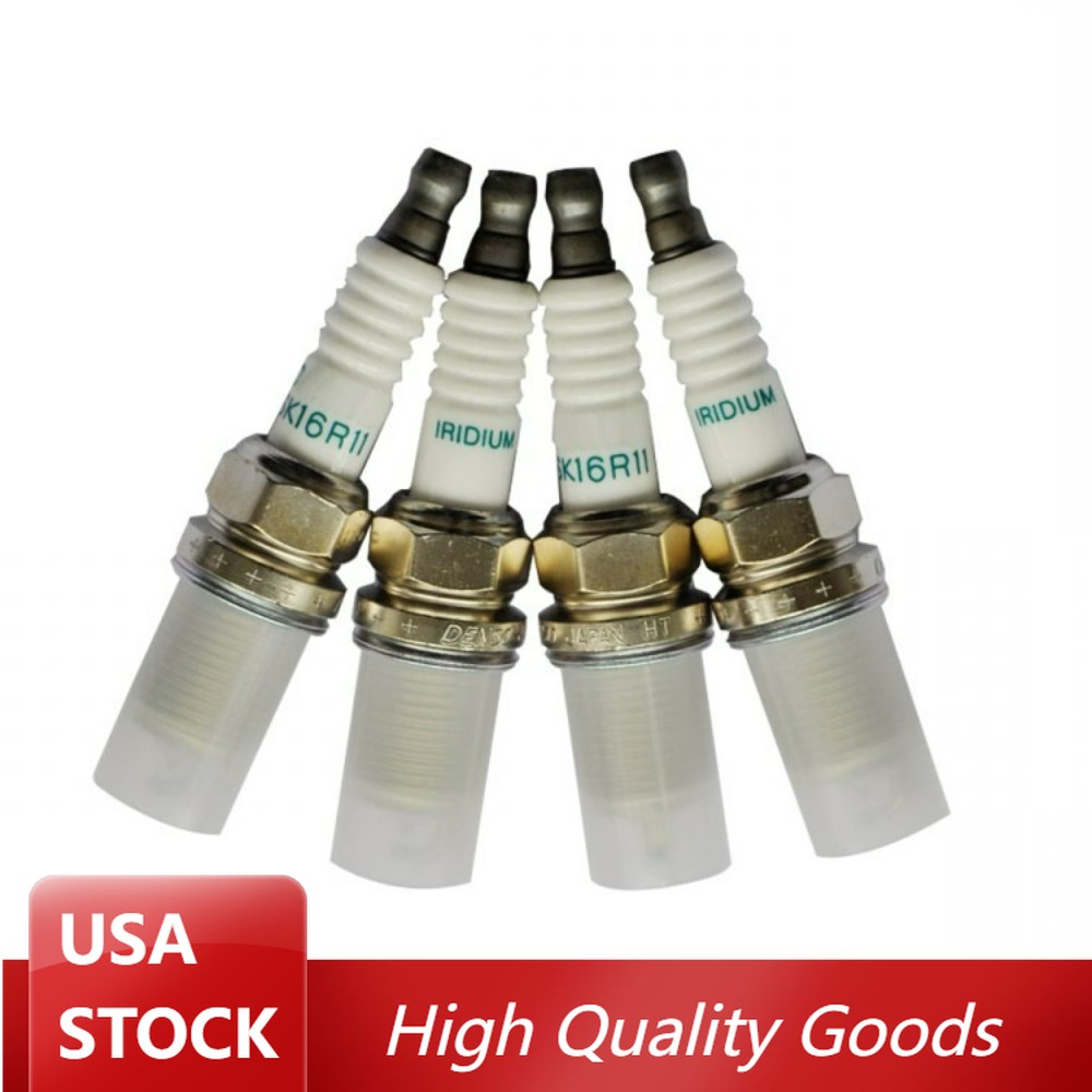 4Pcs OEM Iridium Spark Plugs 90919-01240 SK16R11 for Yaris Prius Matrix Scion XB