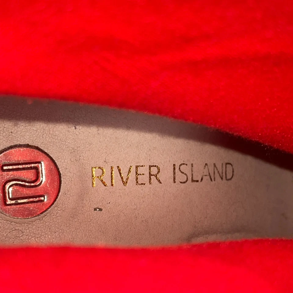 River Island, Stiefeletten, Größe: 41 1/2, Rot, Damen #T11 - Bild 4 von 4