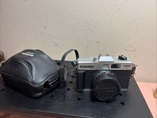 Vintage Nishiki Super II 35mm Film Camera 50mm Optical Lens Japan