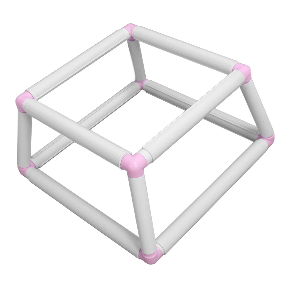 Embroidery Sewing Hoop Embroidery Frame Holder Rectangular PP Plastic Tube - Image 3 of 4