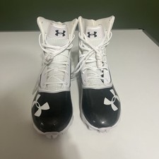 Under Armour Highlight Cleats Size 10 Black White UK 9/Eur 44/Cm28/Chin 280 NEW