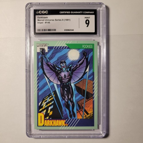 1991 Marvel Universe Series II, Darkhawk #145. CGC Grade 9 Mint