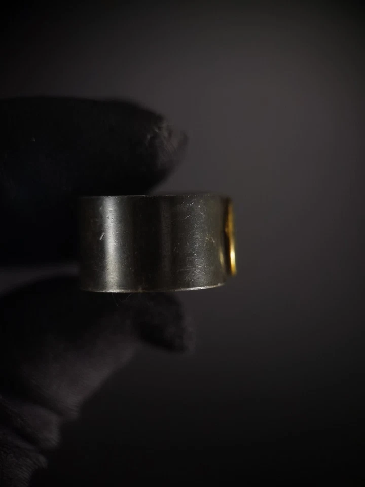 Tipo japonês família Mon Single Fuchi para Wakziashi período Edo antigo F153 - Imagem 4 de 4