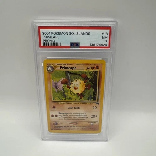 Primeape 18/18 2001 Southern Islands PSA 7 Pokemon Vintage WotC New Cert
