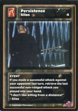 Highlander CCG - Four Horseman -  Persistance Silas Rare Card