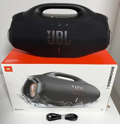 JBL BOOMBOX 4 SCHWARZ BLACK NEUWERTIG OVP 100% - Bild 1 von 2