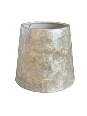 Capiz Lamp Shade Shell Tile Mother of Pearl Coastal Design Lighting Home Decor