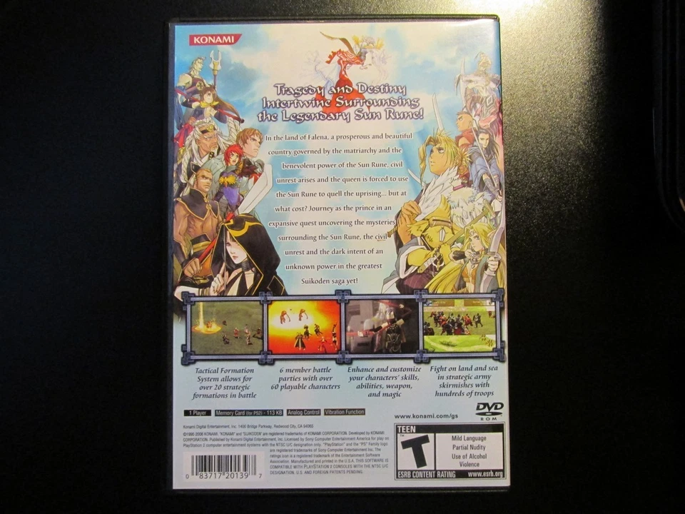 Suikoden V 5 (SONY PlayStation 2, 2006) PS2 COMPLETE PRISTINE CONDITION NEW MINT - Image 4 of 4