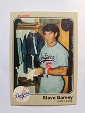1983 FLEER STEVE GARVEY #206 NM