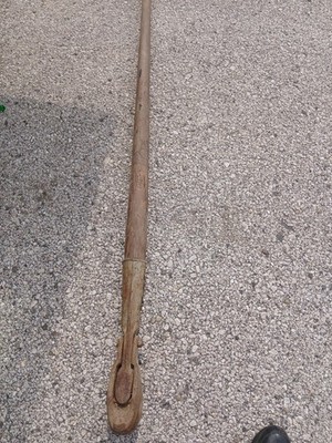 Antique  Railroad Car Mover Appleton WI Wood Handle Rail Tool
