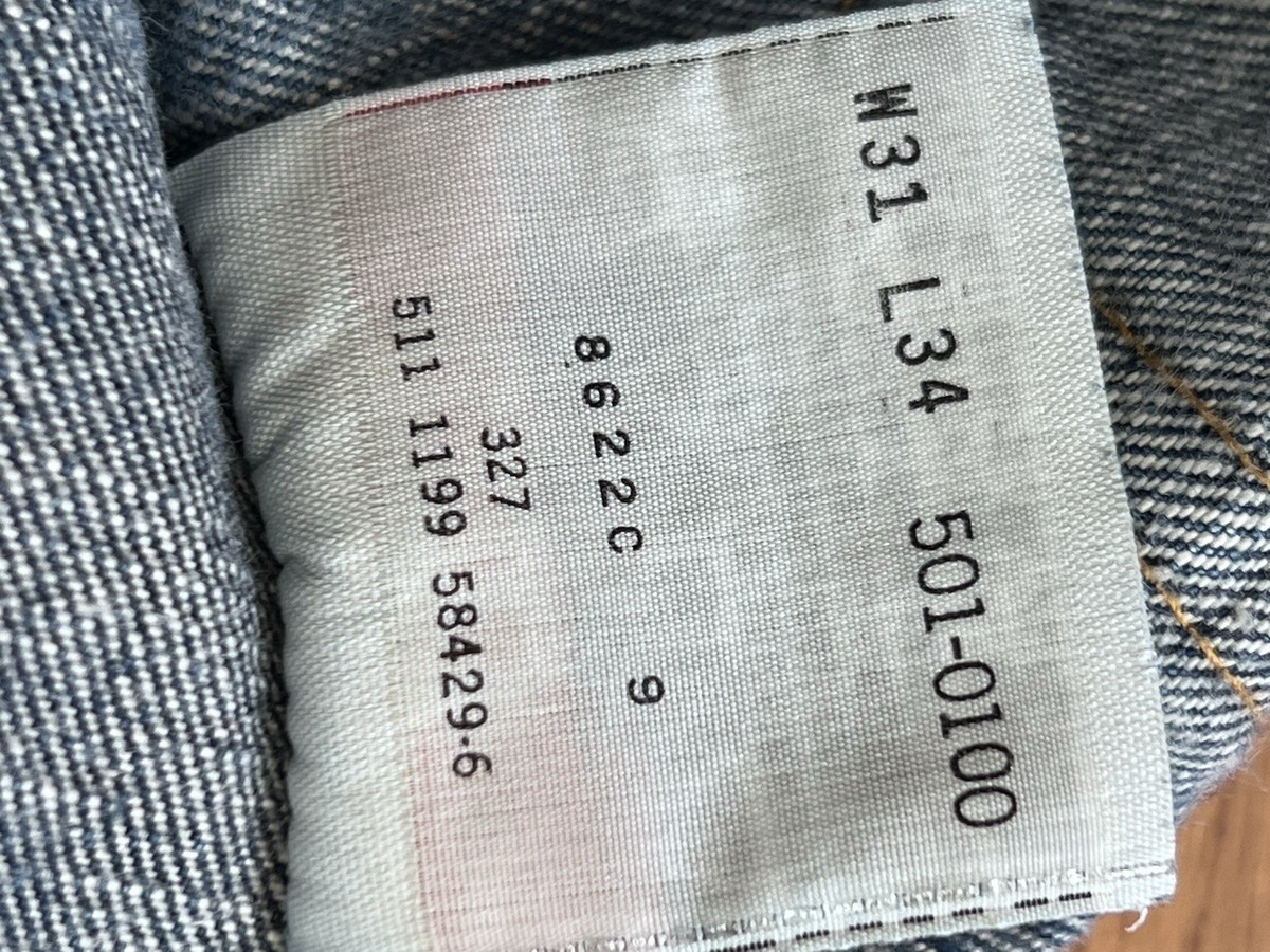 Vintage Levis 501 Made In Usa Nov 1999 Jeans W31 L34 | eBay