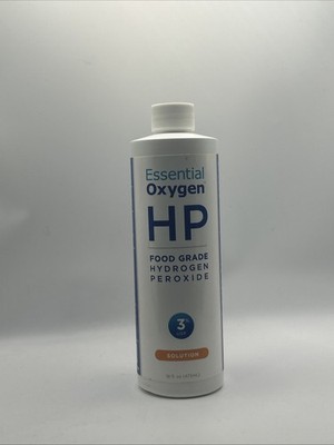 Essential Oxygen Food Grade Hydrogen Peroxide - 3% Solution 16 fl oz Liq