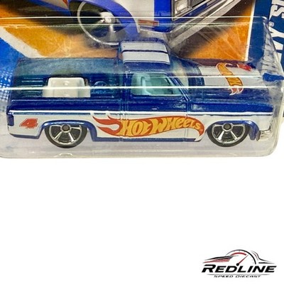 🇺🇸Hot Wheels '83 Chevy Silverado HW Racing '11 Short Card H33