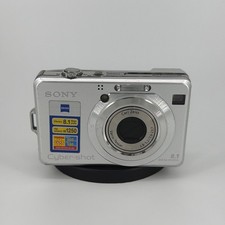 Sony DSC-W100 CyberShot 8.1MP CARL ZEISS UNTESTED FOR PARTS /REPAIR -SILVER