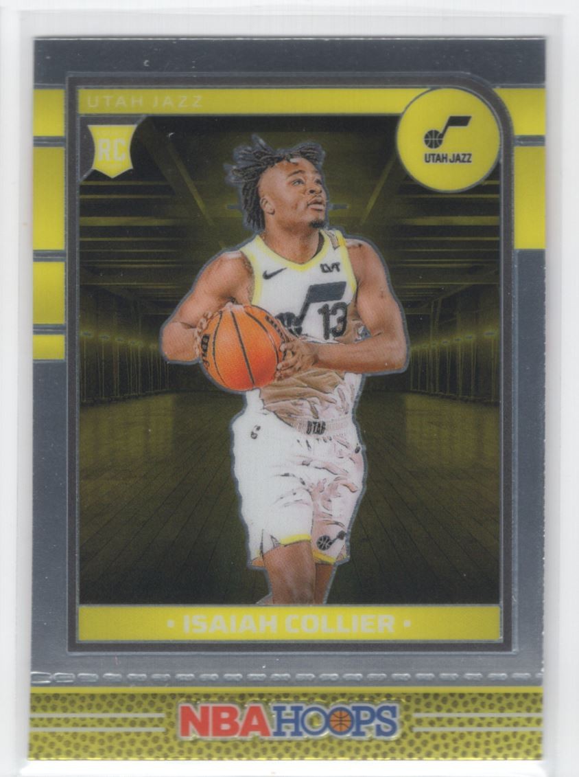 #259 2024-25 Hoops Chrome Isaiah Collier Rookie Utah Jazz