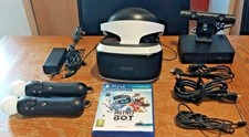 Sony PS4 CUH‑ZVR2 PlayStation 4 VR Headset Game Bundle Used Working 2 Controls