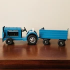 Vintage Tonka Airlines Tractor Trailer Pressed Steel Airport Luggage Truck 1970s