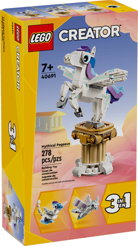 LEGO Mythical Pegasus 3 In 1 Creator Set 40691 New & Sealed FREE POST