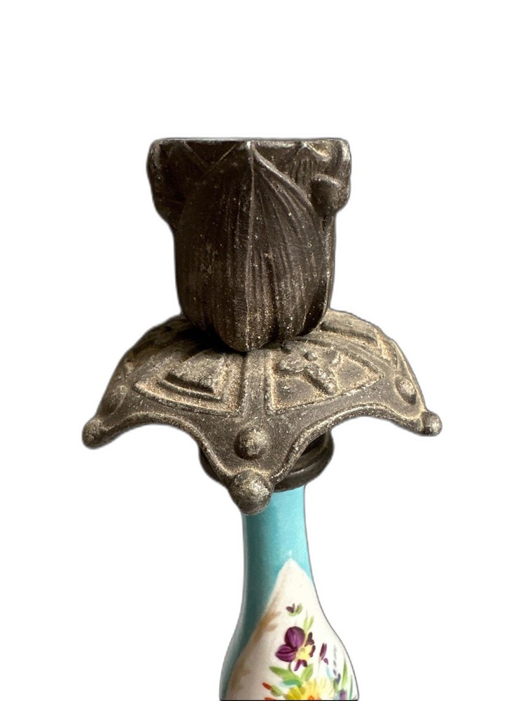 French Cast Iron Candle Holders - Thumbnail 5