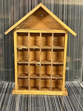 VINTAGE WOODEN THIMBLE DISPLAY STAND STORAGE TREEN