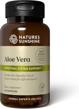 Aloe Vera Freeze Dried, 64 Capsules | Soothes the Digestive Tract and Supplie...