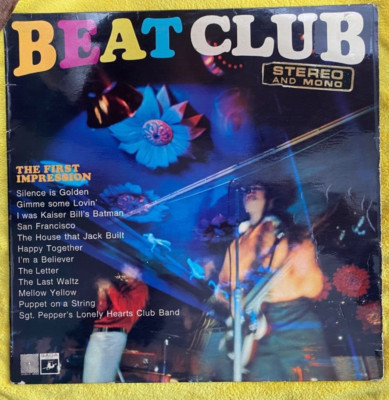 The First Impression LP ''Beat Club'' RARE Original 1967 UK 1st Press Album G/C