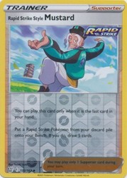 Rapid Strike Style Mustard 132/163 Battle Styles Reverse Holo