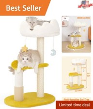 Sturdy 31.5in Cat Tower with Cozy Perch and Space-Saving Design for Indoor Cats